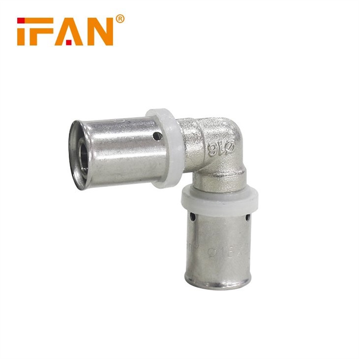 Brass Press Fitting Elbow