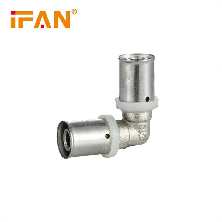 Brass Press Fitting Elbow