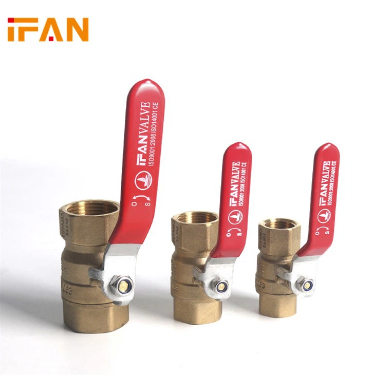 HVAC 시스템용 황동 볼 밸브